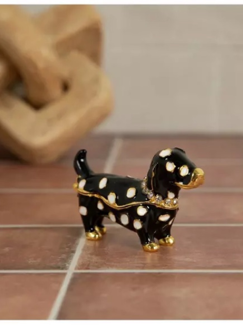 New Spotted Dog Jewelry Box
